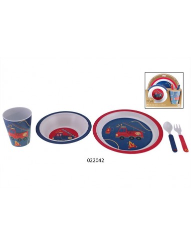 022042 set vaisselle enfant pinpon