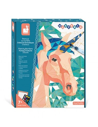 j07979 peinture creatures fantastiques