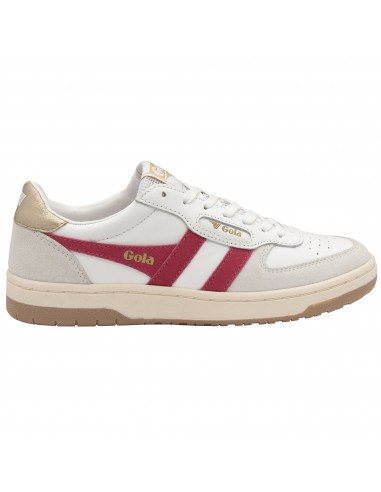 gola hawk white/raspberry/gold